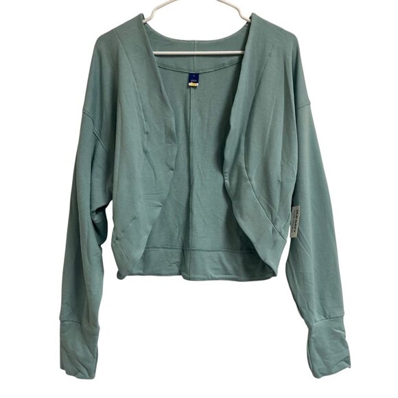 NEW! Women's OLD NAVY Active Open Front Shrug Cardigan w/ Thumbholes Size Large - Picture 1 of 1